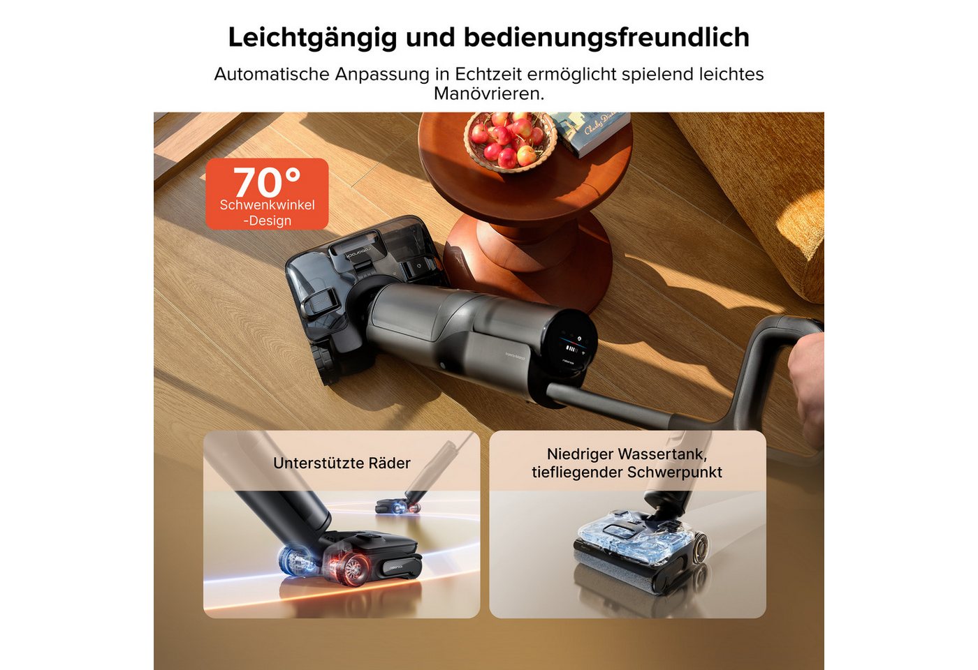 Roborock Nass-Trocken-Sauger roborock F25 ACE Pro, 25000Pa, JetFoaming gegen Flecken Bild 4