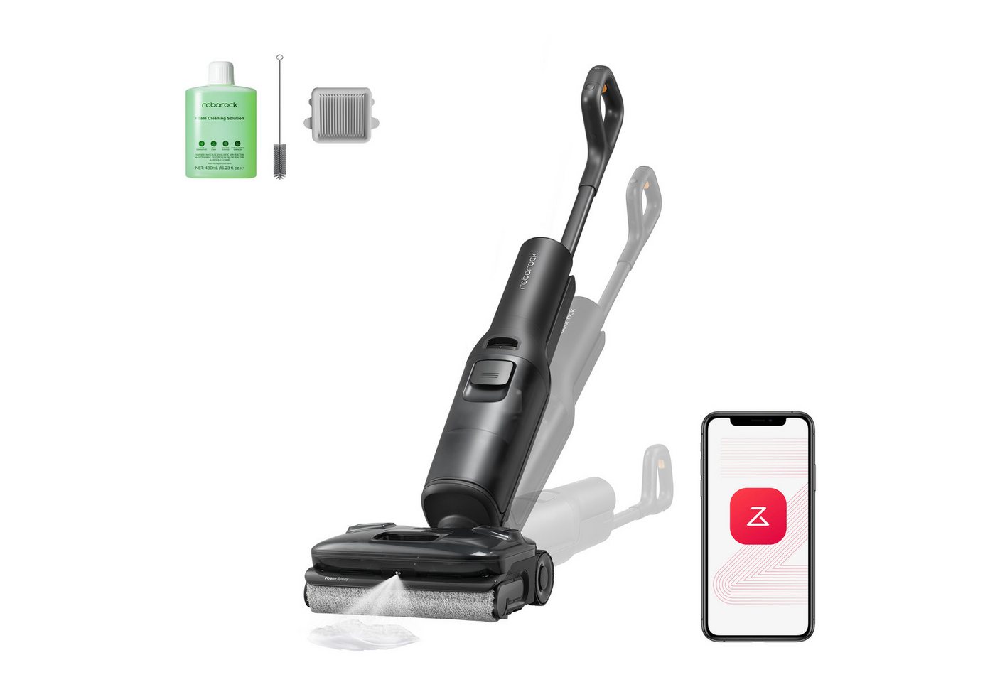 Roborock Nass-Trocken-Sauger roborock F25 ACE Pro, 25000Pa, JetFoaming gegen Flecken Bild 5