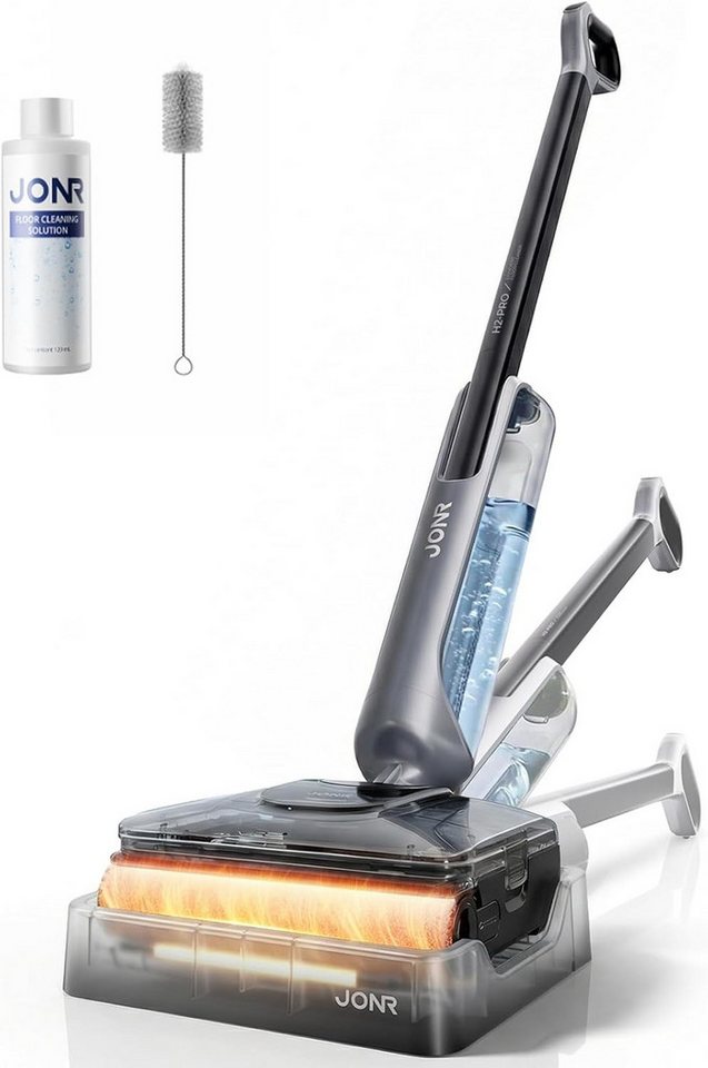 JONR Nass-Trocken-Akkusauger H2/H2 PRO,20000 Pa,Innovatives Geruchsfreies Design, 1500ml Wassertank, Unten Integrierter Schmutzwassertank, Saugwischer Smart 3 in 1/ Nass Trockensauger akku, Mit Intelligenter PTC-Heiztechnik, 180°-Flachreinigung Bild 3