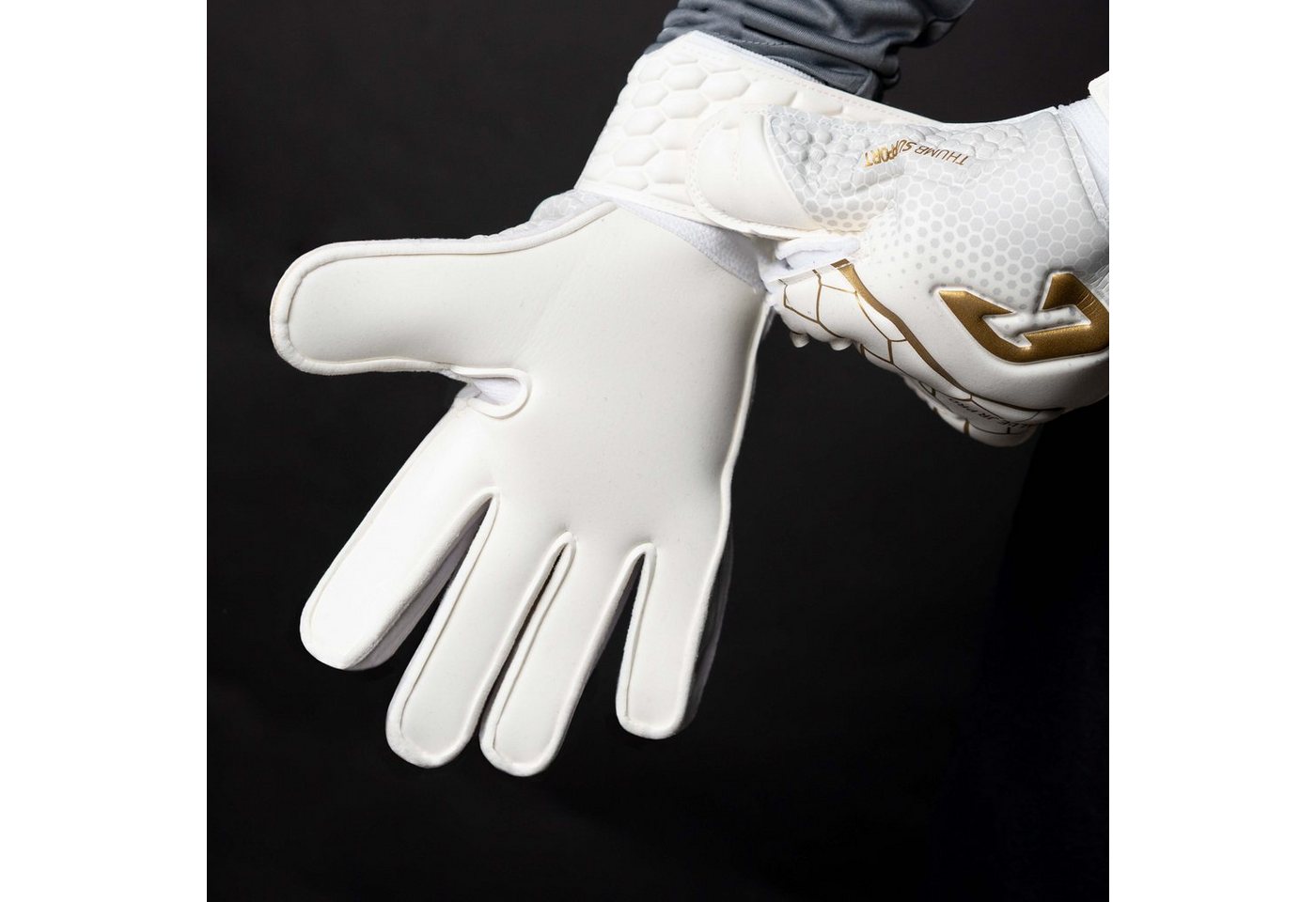 Catch & Keep Torwarthandschuhe Torwarthandschuhe kinder mit Fingrschutz&Grip für starken Halt Pro 3.0 (1-St) Bild 4