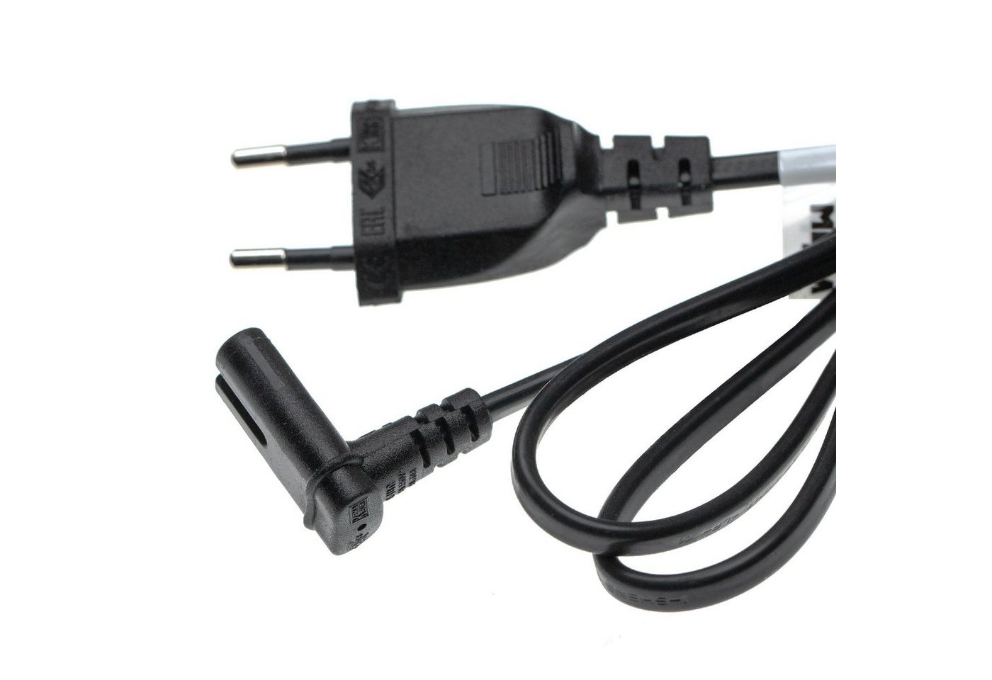 vhbw Ersatz für Samsung UN55HU7200 für Elektronikgeräte Stromkabel, (100.0 cm) Bild 2