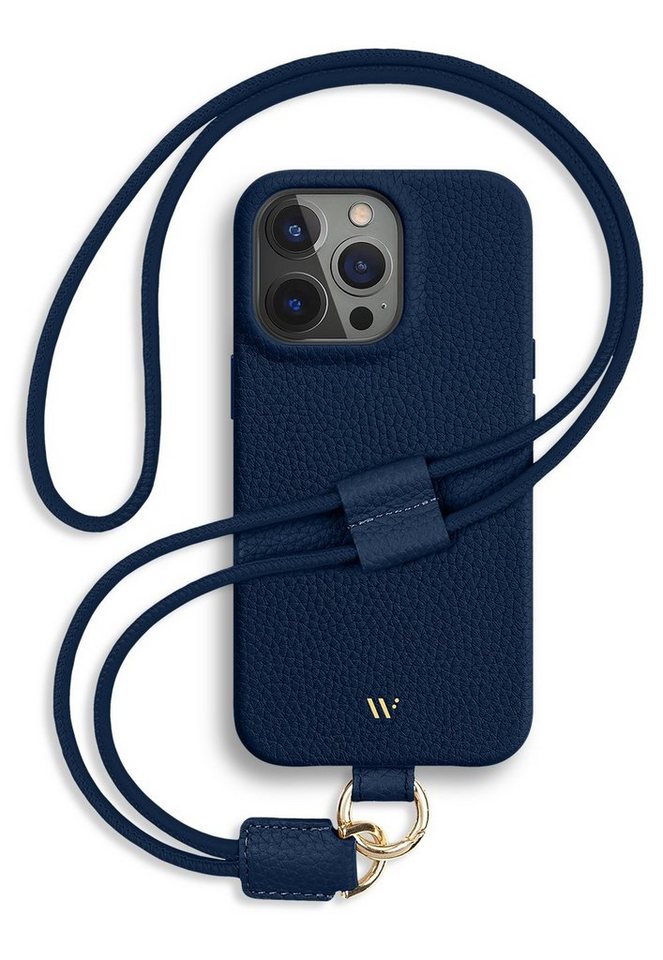 wiiuka Handykette skiin LOOP Hülle für iPhone 15 Pro, Handyhülle / Kette, Handgefertigt - Deutsches Leder, Premium Case Bild 4