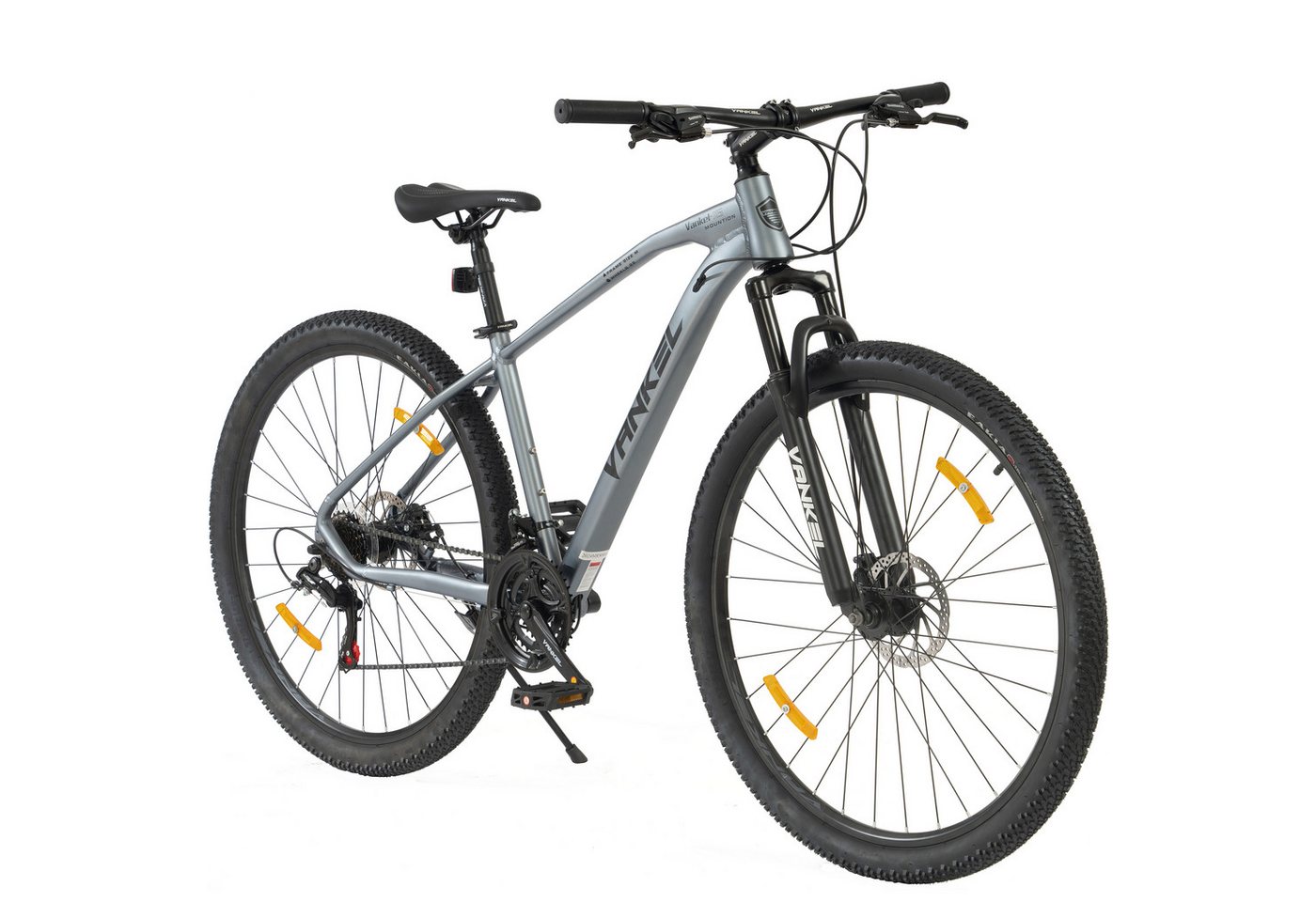 Vankel Mountainbike MTB 29 Zoll Fahrrad für Damen und Herren, Shimano 21 Gang, 21 Gang Shimano Shimano Tourney RD-TZ500 Schaltwerk, Kettenschaltung, Hardteil Fahrrad mit Doppel-Scheibenbremsen, für Damen Herren Bild 2