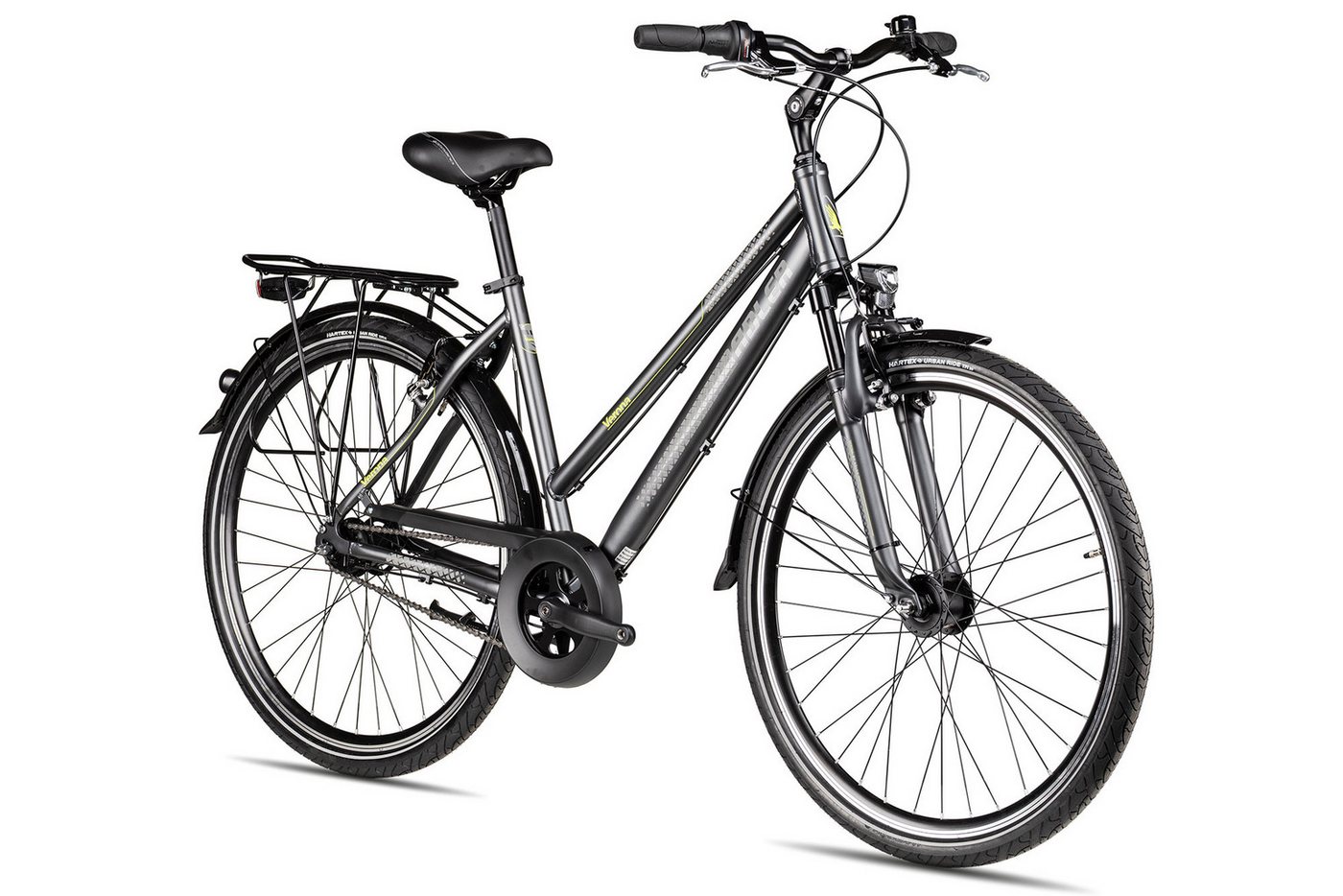 Adler Cityrad Adler Verona NEXUS Trapez, 7 Gang Shimano Nexus 7 Rücktritt Schaltwerk, Nabenschaltung Rücktritt, Rücktrittbremse schwarz/grau