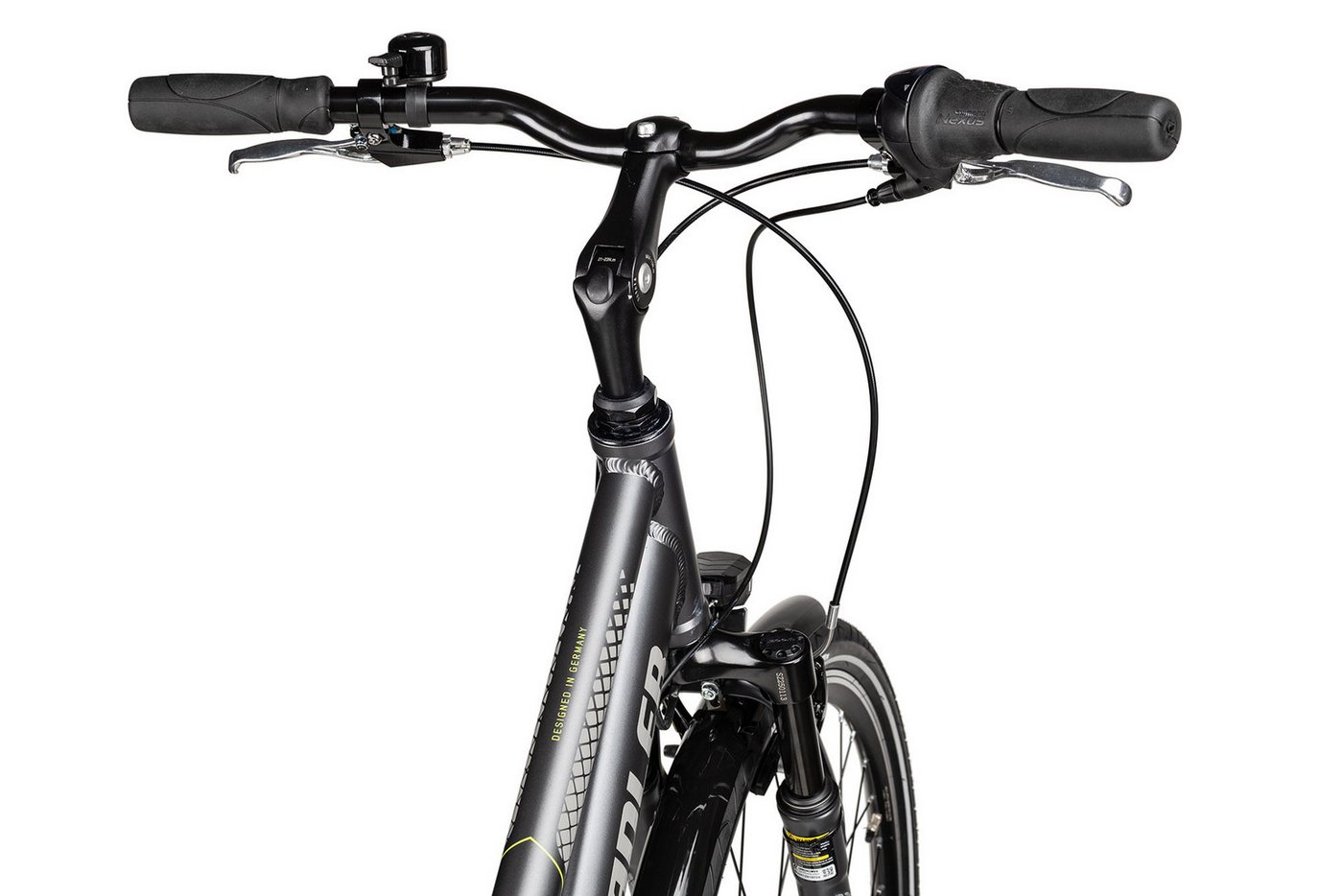 Adler Cityrad Adler Verona NEXUS Trapez, 7 Gang Shimano Nexus 7 Rücktritt Schaltwerk, Nabenschaltung Rücktritt, Rücktrittbremse schwarz/grau Bild 3