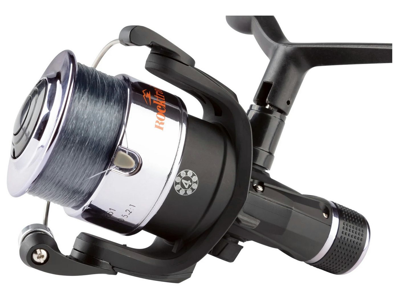 Rocktrail Spinnrute Feeder Angelset 300-5 Grundangel Rute + viel Zubehör, (Angelset, Angelset mit Rute Rolle Schnur Transporttasche), Angelfertiges Feeder-Set inkl. Zubehör & Tasche