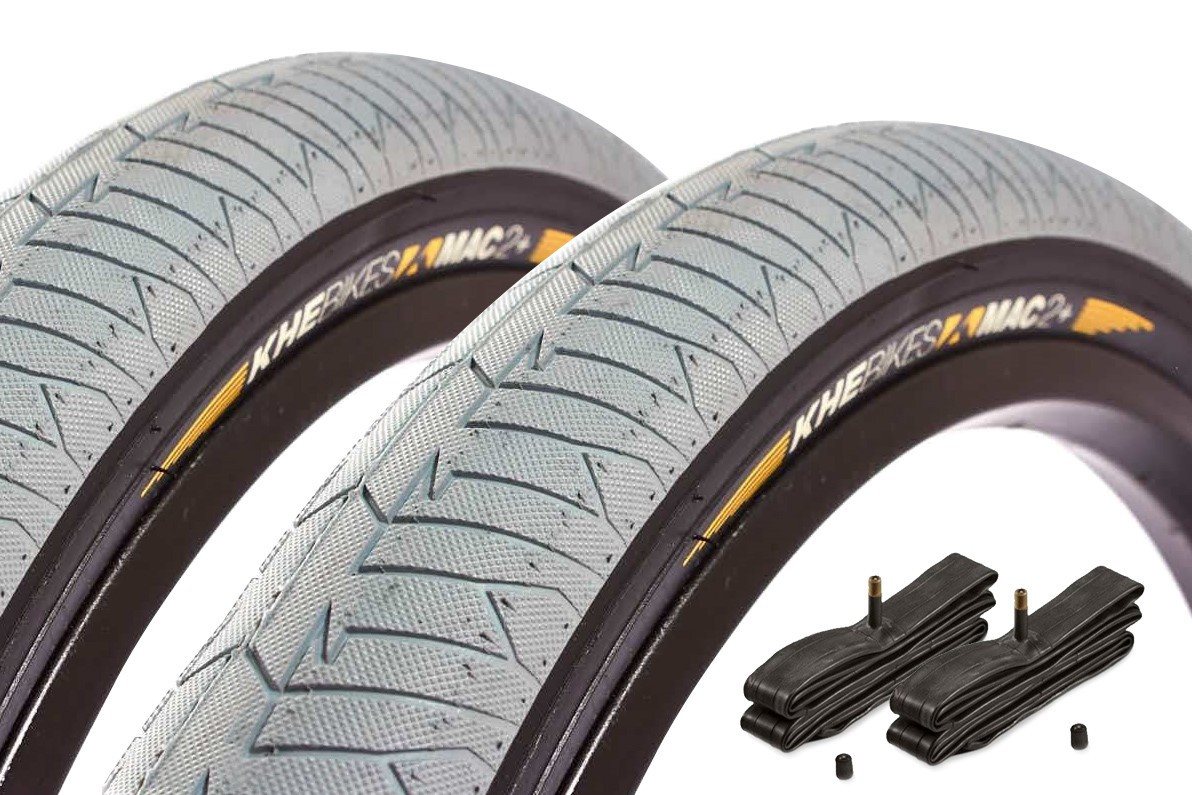 KHEbikes Fahrradreifen BMX Reifen Set KHE MAC2+ 20 Zoll x 2,30 mit Schlauch AV, Stahl Band (steel beaded) Bild 5