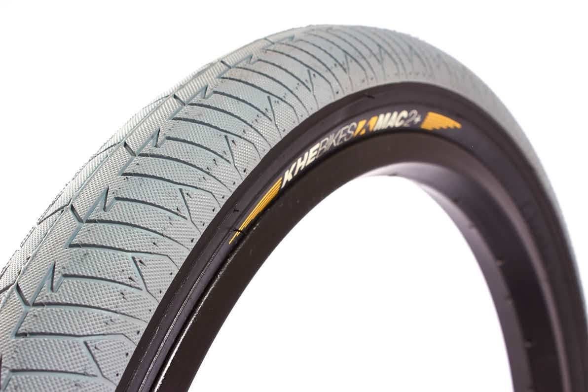 KHEbikes Fahrradreifen BMX Reifen Set KHE MAC2+ 20 Zoll x 2,30 Grau Schwarz, Stahl Band (steel beaded) Bild 2