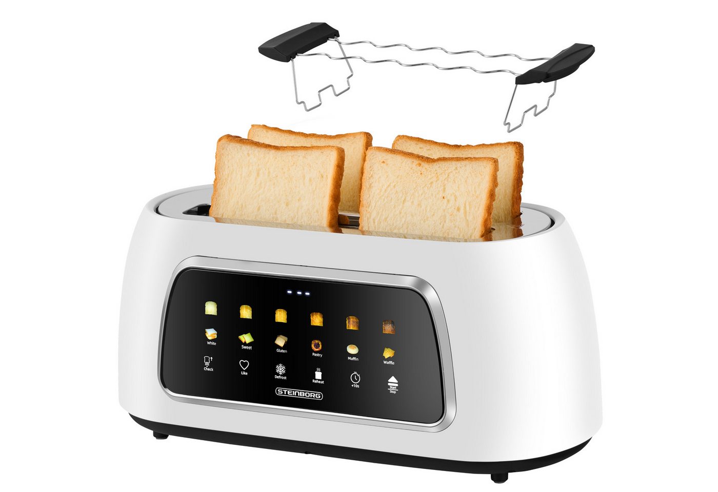 STEINBORG Toaster SB-2217, 1500 W, Display: Farbdisplay Bild 3