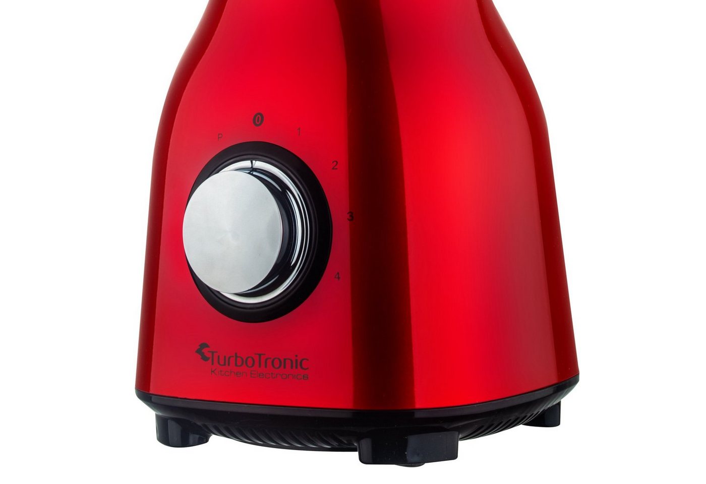 TurboTronic by Z-Line Standmixer 1400 Watt Smoothie Maker1,5l Glas Hochleistungsmixer 6 Klingen, 4 Geschwindigkeiten, Pulse, BPA-frei, Nachfüllöffnung, Saugfüße