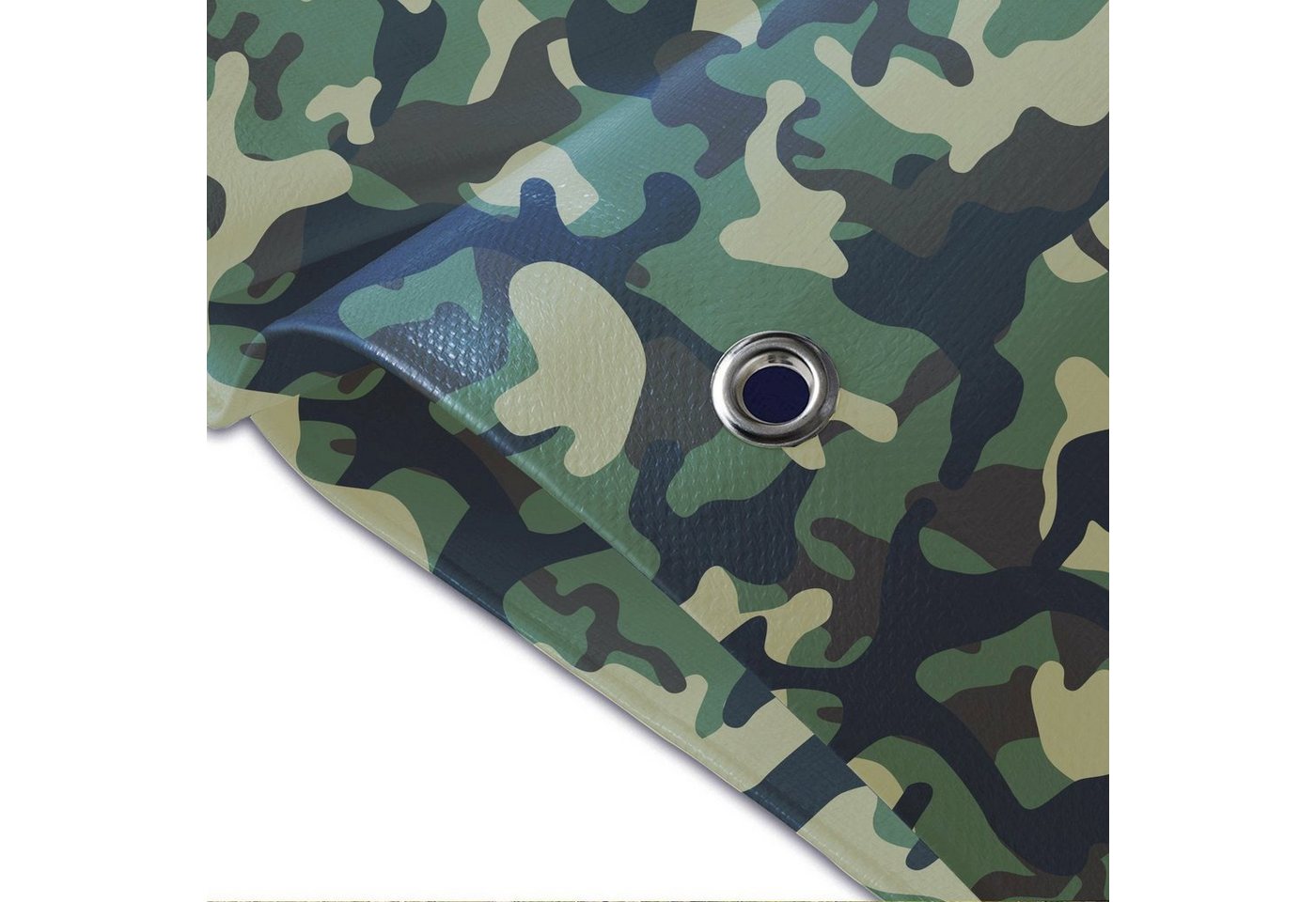 Kubus Schutzplane Gewebeplane Camouflage, 100 g/m², erhältlich in verschiedenen Größen Bild 2