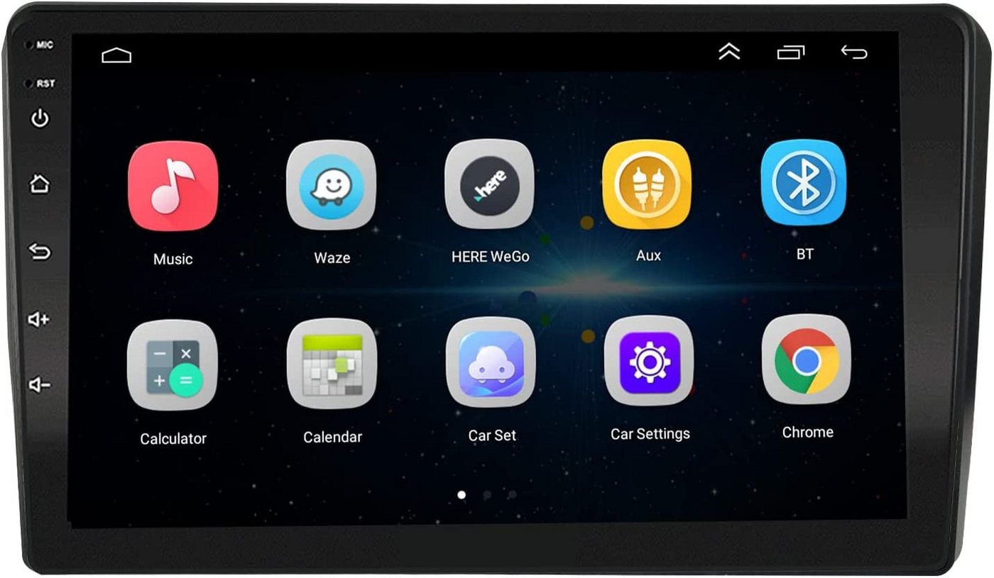 GABITECH 9 Zoll Android 13 Autoradio Navi Audi A3 S3 RS3 8P 8V 8PA 2003-2013 Autoradio (FM / AM-Radio, RDS, DAB+ Optional, 8GB ROM 128GB Speicher. Drahtlos Apple Carplay und Android Auto)