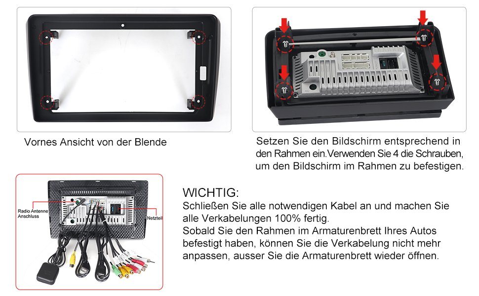 GABITECH 9 Zoll Android 13 Autoradio Navi Audi A3 S3 RS3 8P 8V 8PA 2003-2013 Autoradio (FM / AM-Radio, RDS, DAB+ Optional, 8GB ROM 128GB Speicher. Drahtlos Apple Carplay und Android Auto) Bild 2