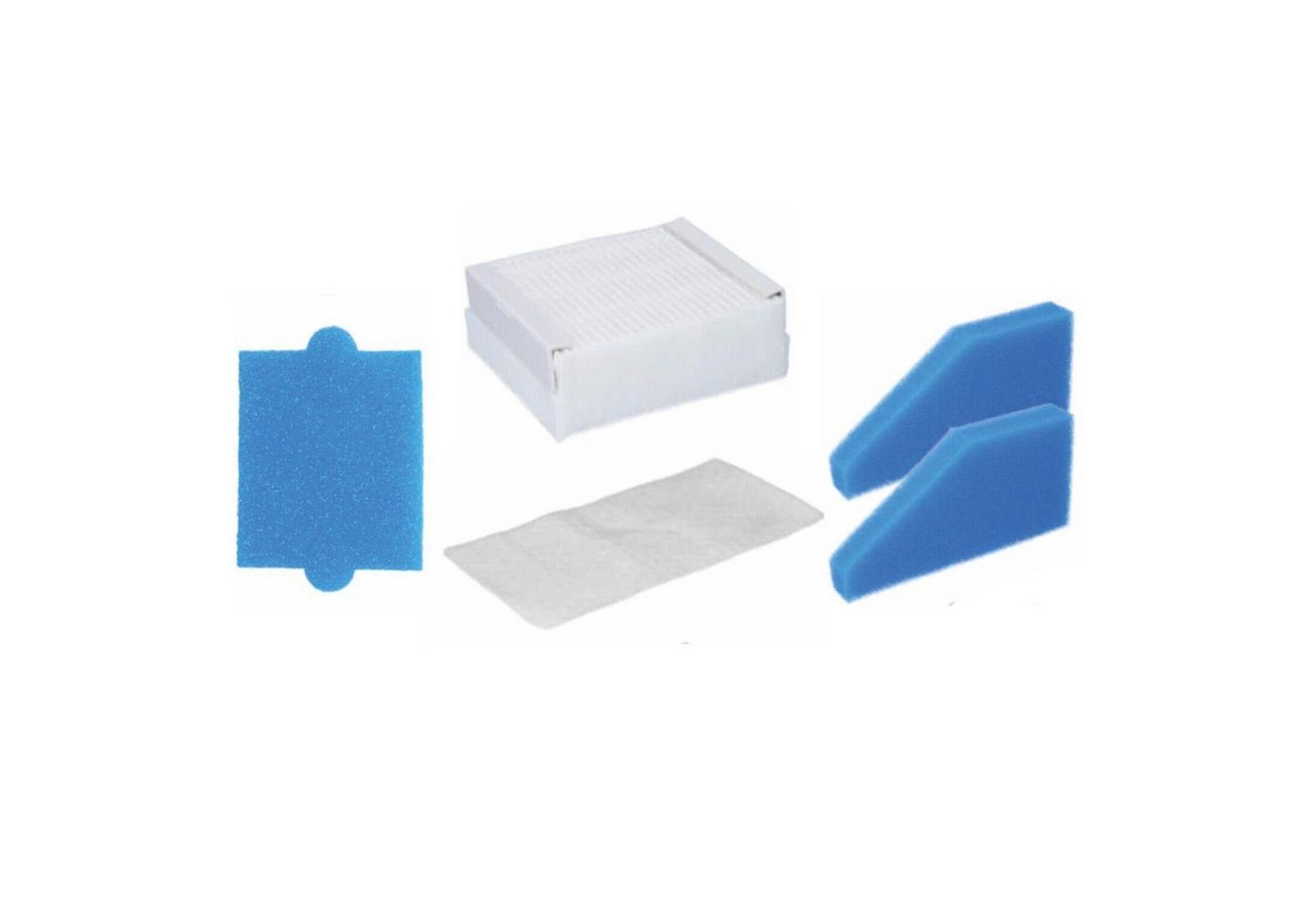 M&M Smartek Filter-Set für Pet & Family, Multi Clean X8 Parquet, X10 Parq, X7, Thomas Aqua, Zubehör für Thomas Filter-Set 99, Thomas 787.241, Thomas Cat & Dog XT, Lorela XT, Mistral XS, Twin XT und Vestfalia XT, Leicht zu waschen und zu wechseln