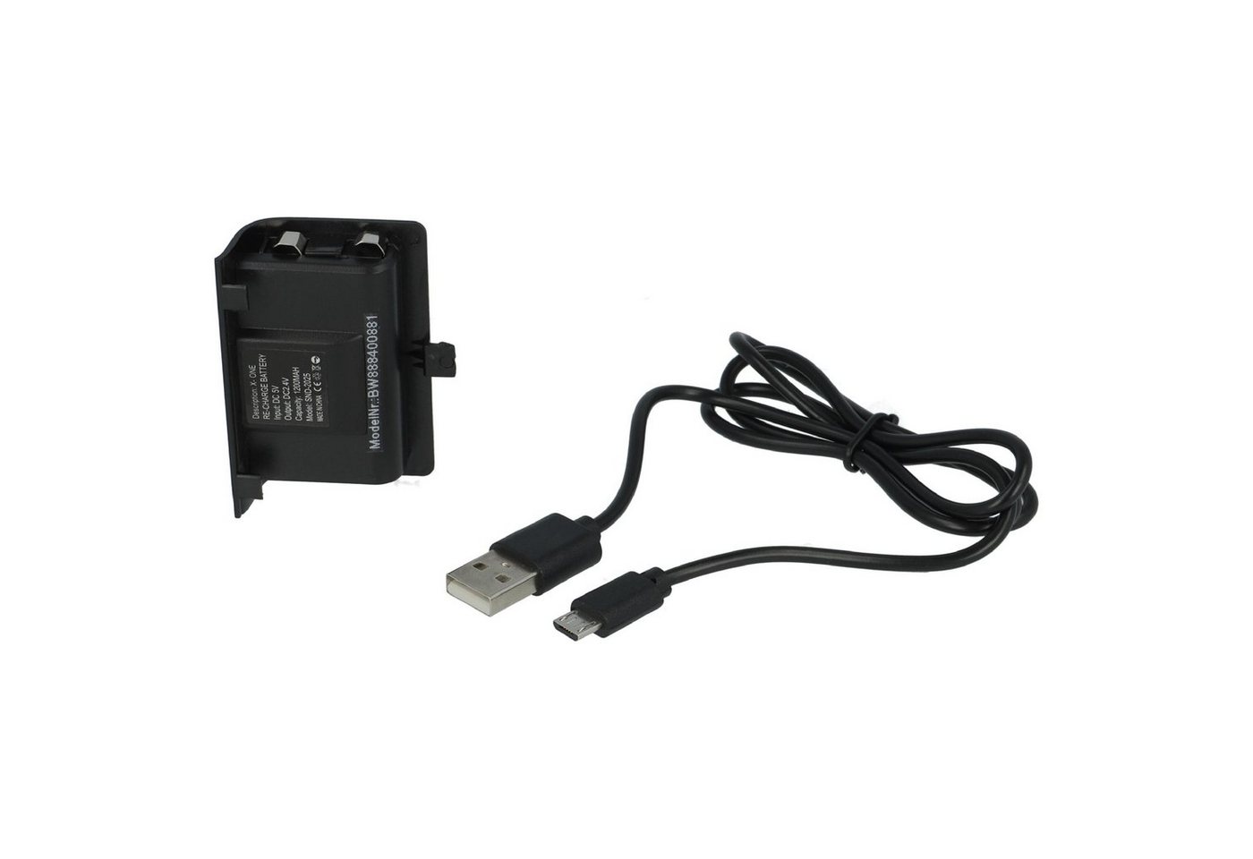 vhbw Akku passend für Microsoft Xbox One S Wireless Controller (1200 mAh, Akku Akku NiMH 1200 mAh (2,4 V, 1 St), Leistungsfähiger Austausch-Akku für den Controller Ihrer Spielkonsole Bild 2