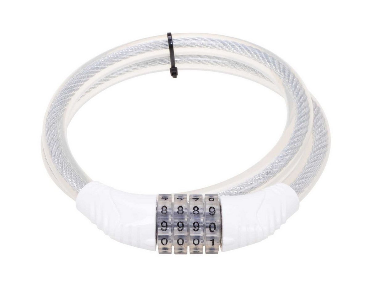 Filmer Multifunktionsschloss Geschütztes Zahlenschloss mit 4 Ringen Ø12 x 800 mm Stahlseil (1-tlg), Sicherheitsstufe 4 Bild 2