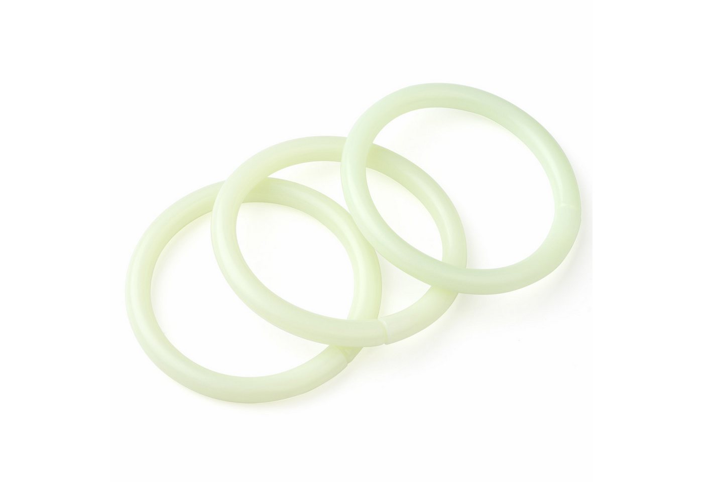 Zite Bissanzeiger Ring Set Fluoreszierende Einhängebissanzeiger Nachtangeln ohne Knicklicht, (3-St) Bild 2