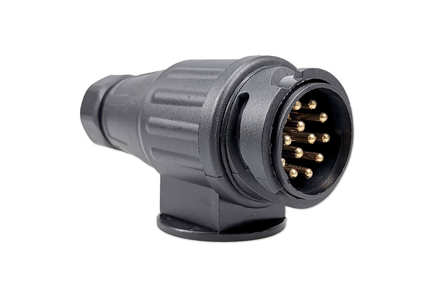 Impulse Innovation Anhängerstecker, 13-polig, 12V, 16A, mit Einfach- & Doppelausgang KFZ-Adapter