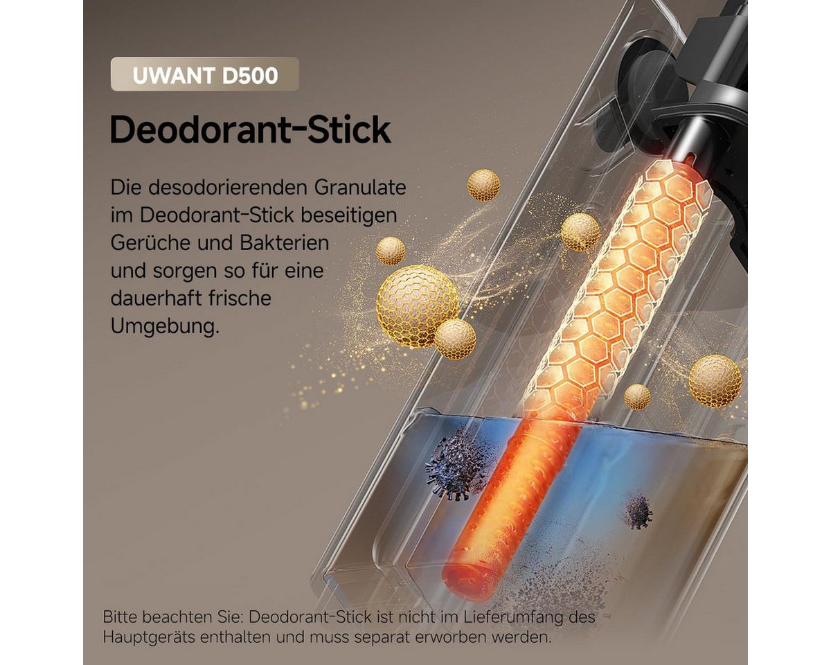 UWANT Nass-Trocken-Saugroboter D500 Reinigungslösung/Geruchsbeseitigungsstift für Abwassertanks, Filter Bild 2