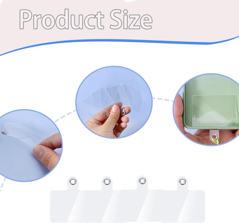 FELIXLEO Handykette 20 Handy Lanyard Adapter Pads Handykette Halterung Universal Bild 5
