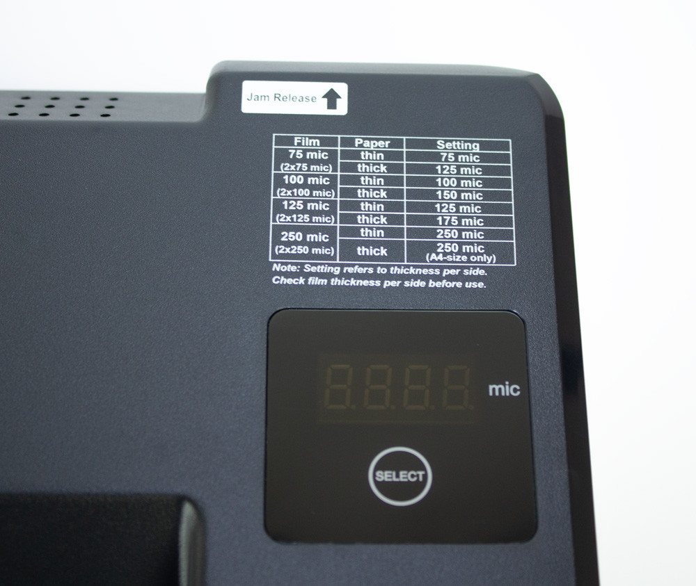 LMG Germany Laminiergerät Laminiergerät bis A3, LED Display Touch, Aufwärmzeit 40 Sek., LED-Touchpanel, schnelles Aufheizen, flüsterleise, Papierstau-Release Bild 3