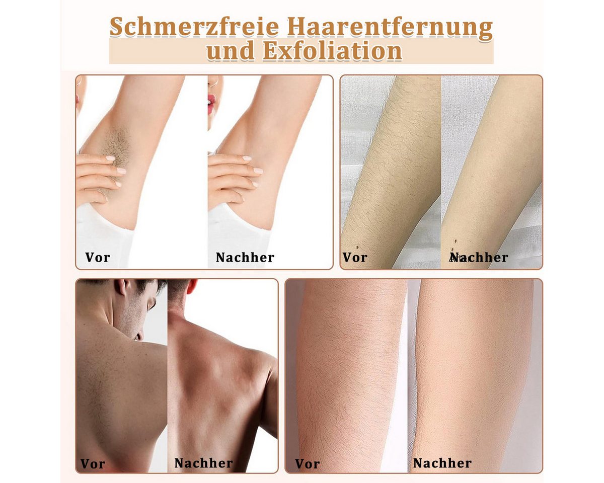 MOPUEA Haarentfernungsgerät Nano Haarentferner,Crystal Haarentferner, Wiederverwendbar und pflegend für die Haut, ohne Klingen mit der neuesten Nano Glas Technologie Bild 4