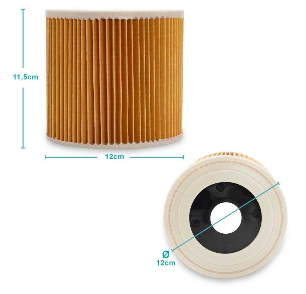 PRIMEBAG Staubsaugerbeutel 5 Stück und 1 Filter für Kärcher WD 3 V-17 4/20 kompatibel Bild 3