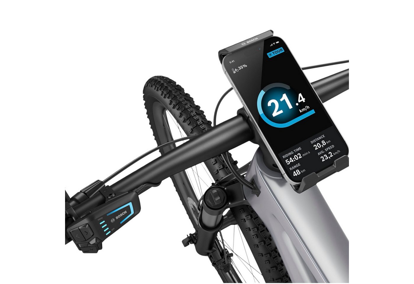 BOSCH Fahrradkurbel Bosch Ebike Smartphone Grip Vertical Handy Halterung Kiox 300 500 Bild 3