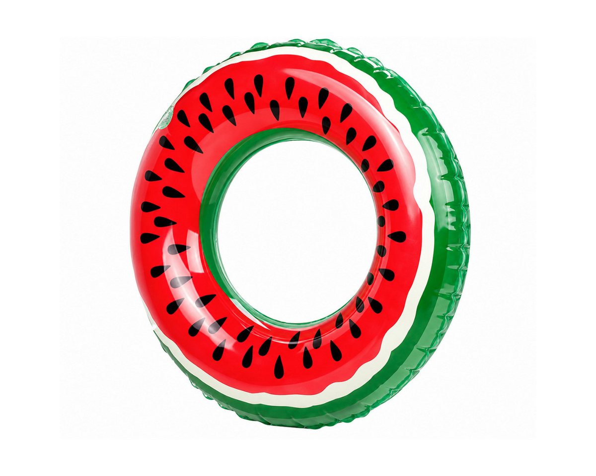R2 Invest Schwimmreifen Schwimmring Wassermelone 90 cm Aufblasbar