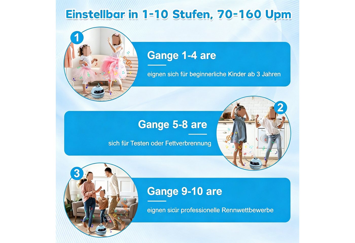 ibettertec Springseil Elektrisches Springseil mit LED-Display, Bluetooth-Musikfunktion, 10 Geschwindigkeitsstufen, RGB-Lichteffekten und Zählerfunktion