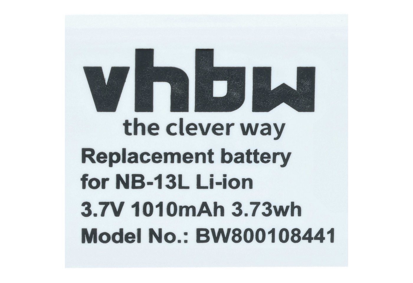 vhbw Akku passend für Canon PowerShot SX620HS, SX730HS, SX740HS, G9 X Mark Kamera-Akku Akku Li-Ion 1010 mAh (3,7 V, 2 St), Leistungsfähige Austausch-Akkus für Digitalkamera, Spiegelreflexkamera Bild 4