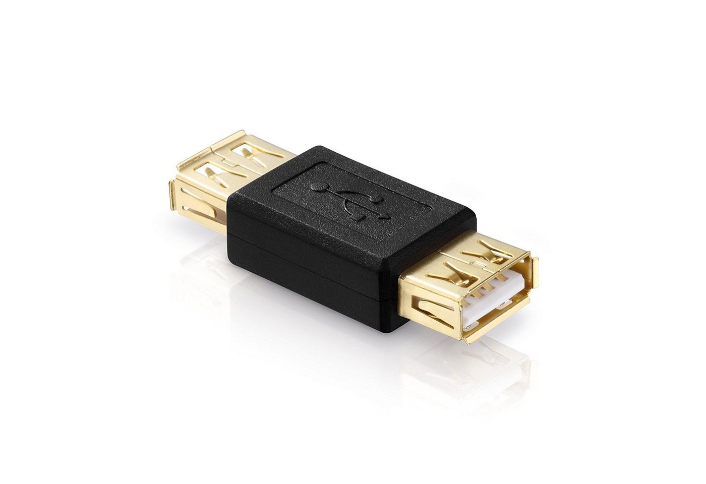 adaptare adaptare 41016 USB 2.0-Adapter A-Buchse auf A-Buchse vergoldete Kontak USB-Kabel
