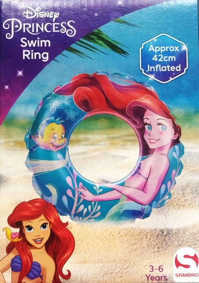 Festivalartikel Schwimmring Disney Princess Schwimmring 42 cm - Ideal für Kinder von 3-6 Jahren