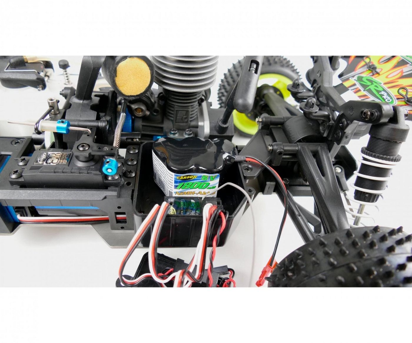 CARSON Carson 6V 1800mAh NiMH Empfängerakku mit BEC Stecker RC-Ladegerät Bild 2