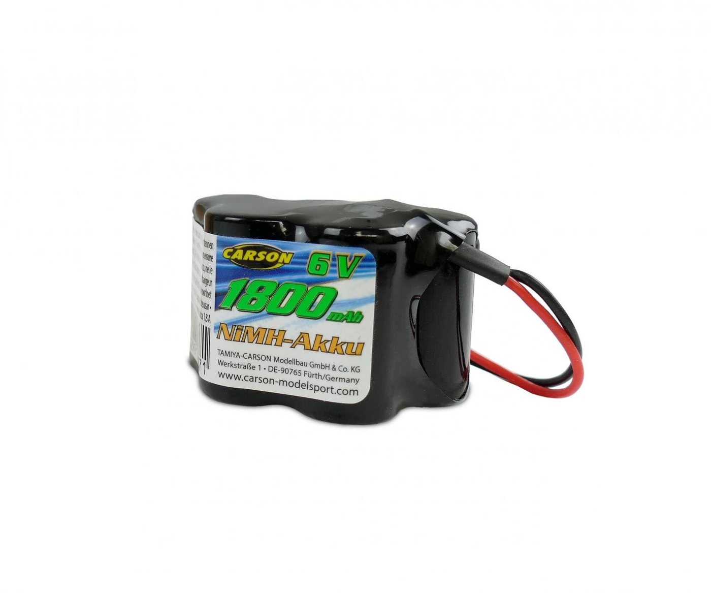 CARSON Carson 6V 1800mAh NiMH Empfängerakku mit BEC Stecker RC-Ladegerät Bild 3