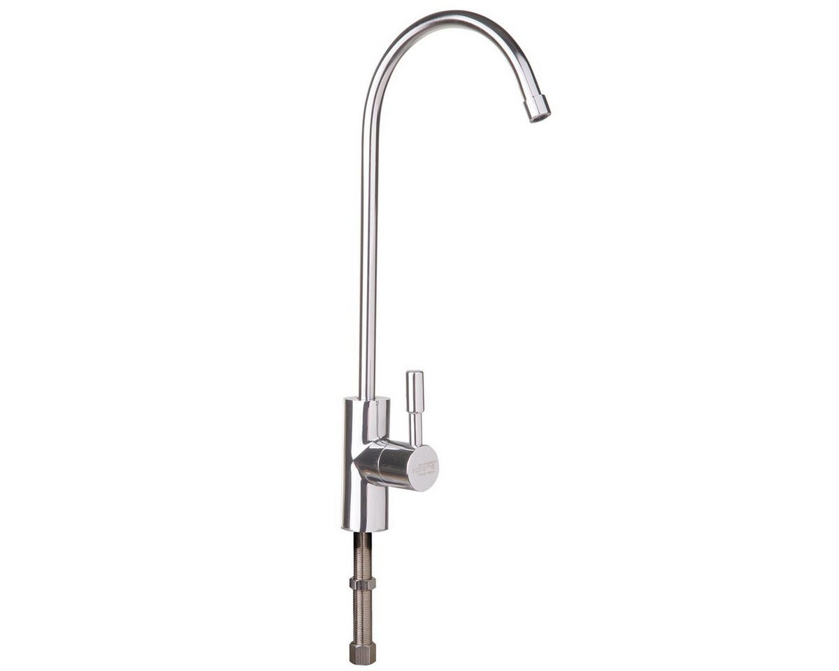 Aquintos Wasseraufbereitung Zapfhahn Classic Supreme 1 Wege Wasserhahn, Chromoptik