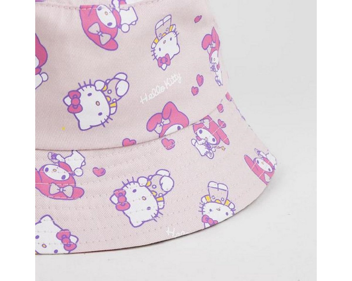 Hello Kitty Fischerhut Fischerhut Kinder Sommerhut & Sonnenkappe mit UV-Schutz Bild 2