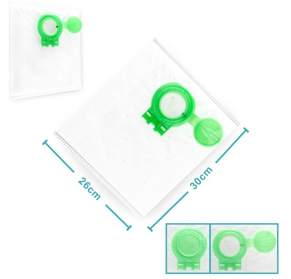 PRIMEBAG Staubsaugerbeutel 8 Filtertüten für Sebo Airbelt D kompatibel mit 8120ER Bild 4