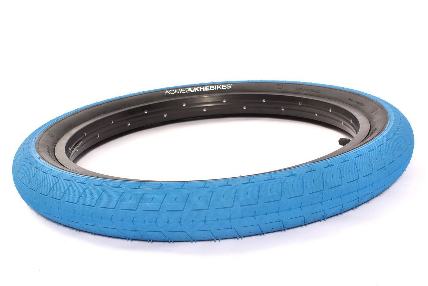 KHEbikes Fahrradreifen BMX Reifen Set KHE ACME 20 Zoll x 2,40 Blau, Stahlband (steel beaded)