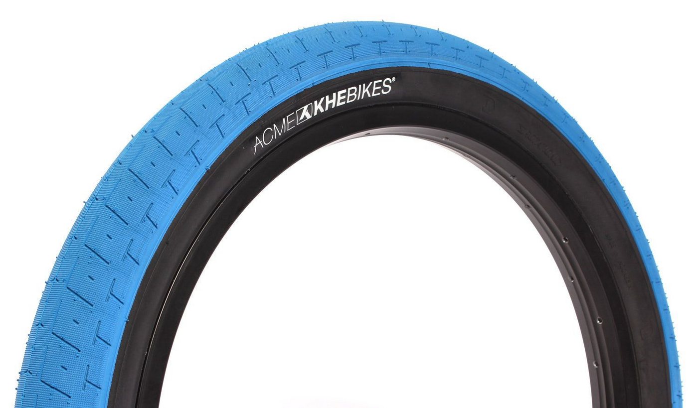 KHEbikes Fahrradreifen BMX Reifen Set KHE ACME 20 Zoll x 2,40 Blau, Stahlband (steel beaded) Bild 4
