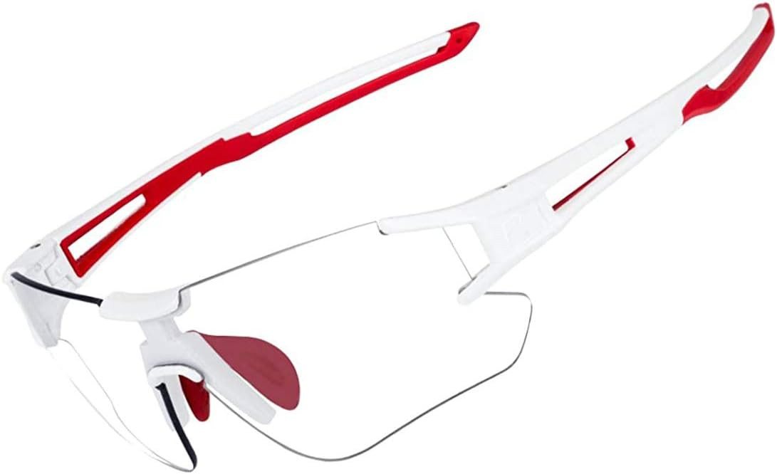 ROCKBROS Fahrradbrille Photochrome Fahrradbrille für Damen Herren, UV400 Schutz für Outdoor Bild 4
