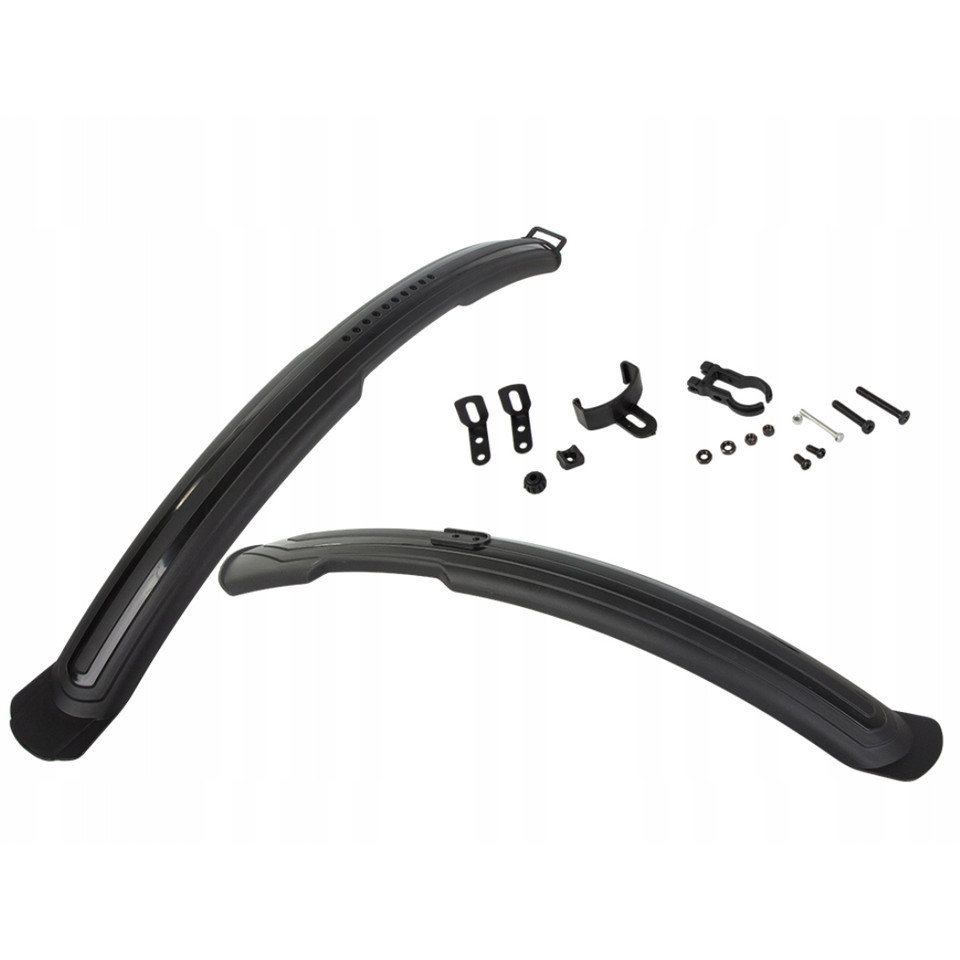 VERK GROUP Schutzblech Fahrrad Schutzblech Set 24‑28 Zoll Spritzschutz vorne hinten (Set, 1 St., je 2 Schutzbleche), Vorne + hinten, universell Bild 4