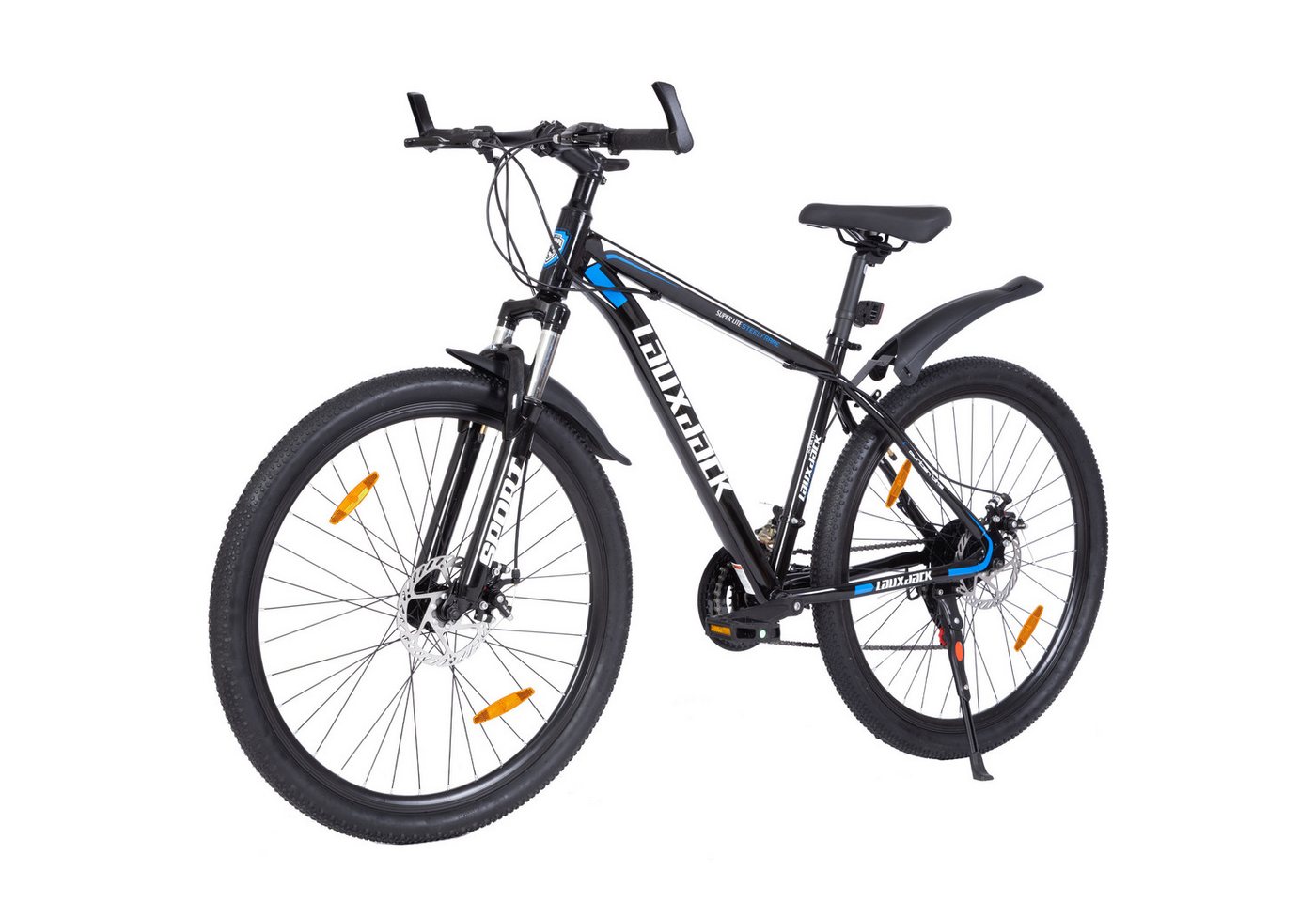 Lauxjack Mountainbike 28 Zoll, Fahrrad, MTB, Herren, Shimano 21-Gang, Komfort, 21 Gang Shimano Tourney RD-TY300/200 Schaltwerk, Kettenschaltung, (Set), City, Straße, Schotter, Alltag, Tour, robust Bild 2