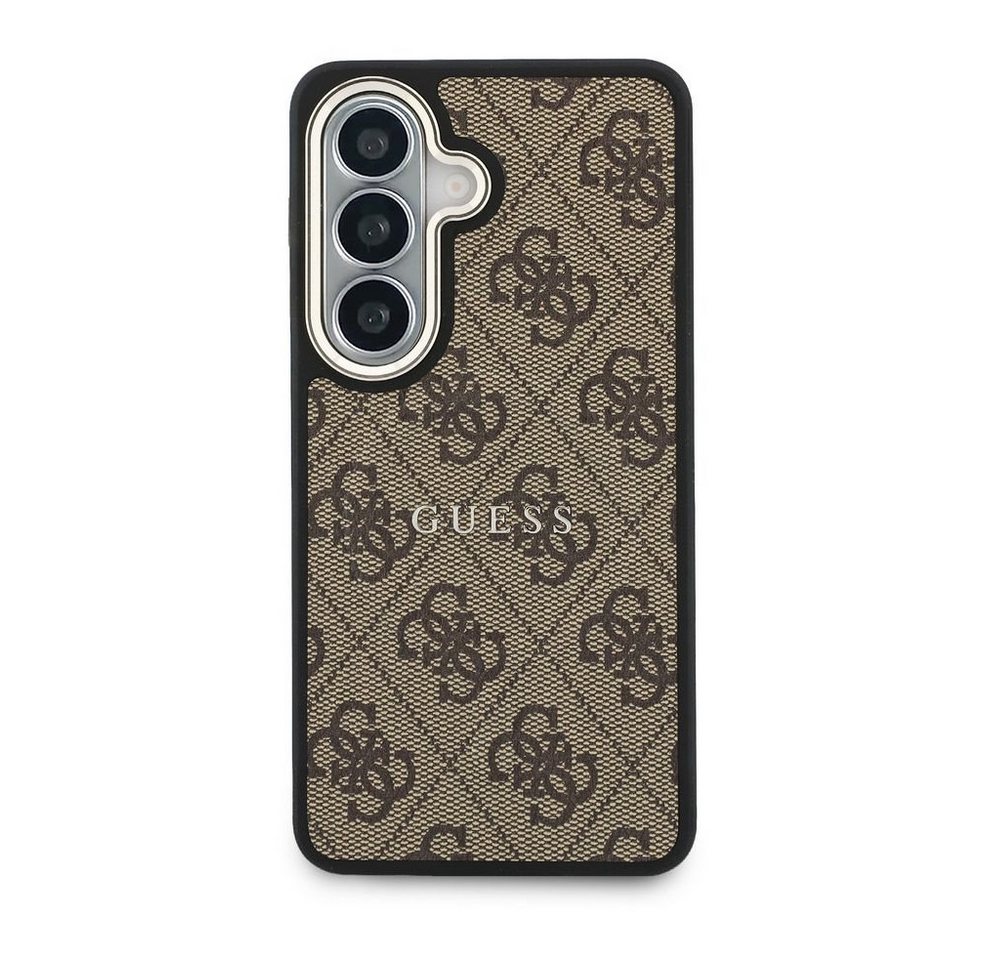 Guess Backcover Guess 4G Leather Back Cover mit MagSafe Samsung Galaxy S26 - Gold Edge Bild 2