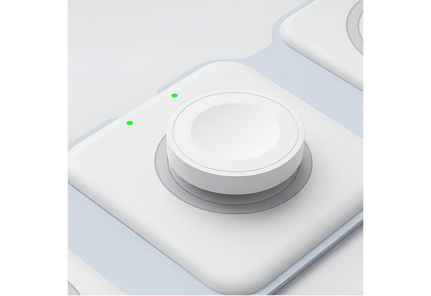 Futurea 3in1 MagSafe 15W Ladegerät faltbar für iPhone Watch AirPods Ladestation (2000 mA, 1-tlg., 3in1 Ladestation, MagSafe und Qi kompatibel, faltbar, kompakt, 3in1) Bild 3