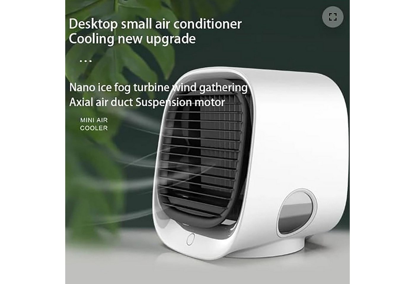 FELIXLEO Ventilatorkombigerät Mobiler Luftkühler Mini Klimaanlage Akku Ventilator mit Sprühnebel Bild 3
