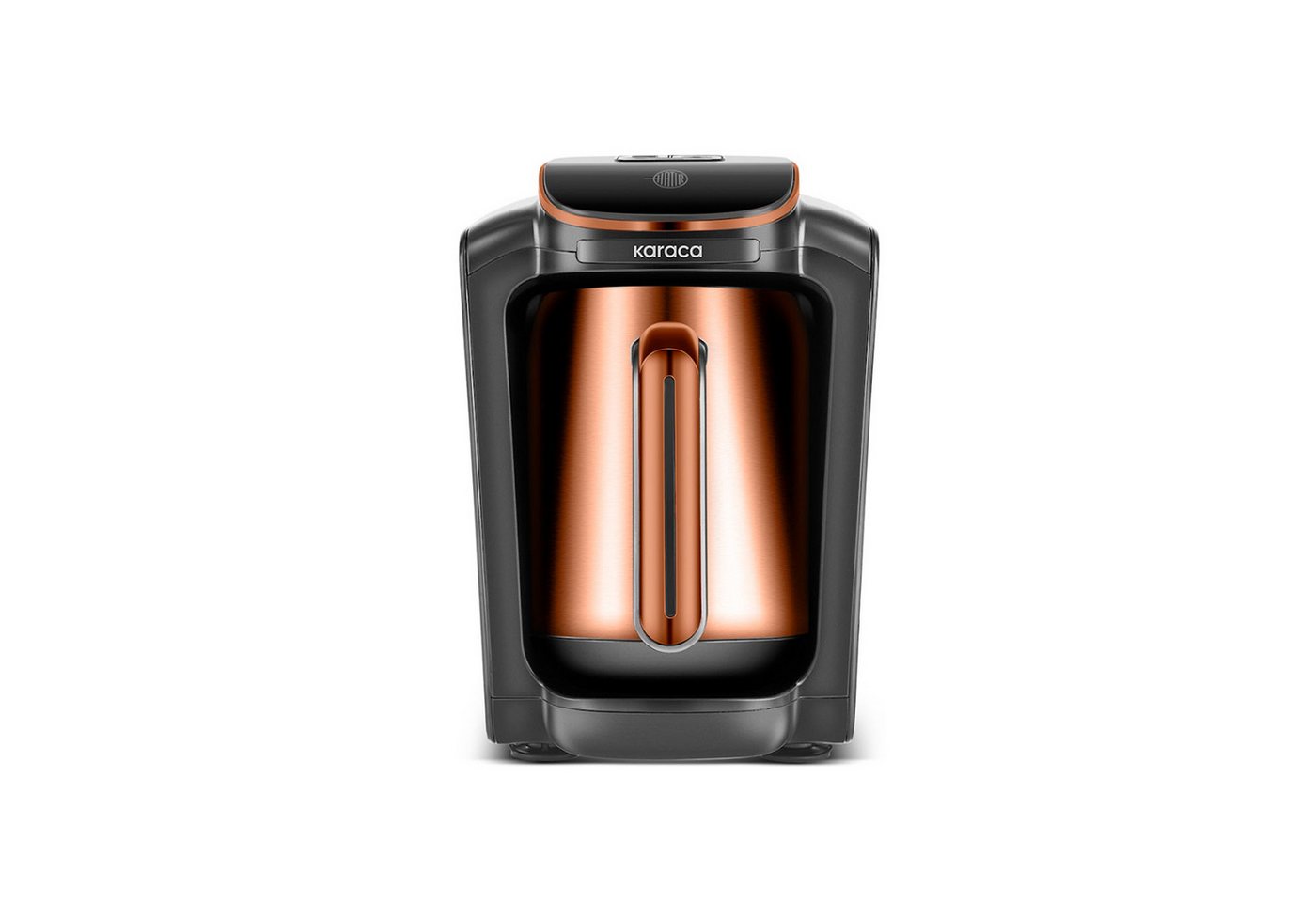 Karaca Siebträgermaschine, Hatır Neo Inox Türkische Kaffeemaschine 735W, 300ml, Bronze Bild 5