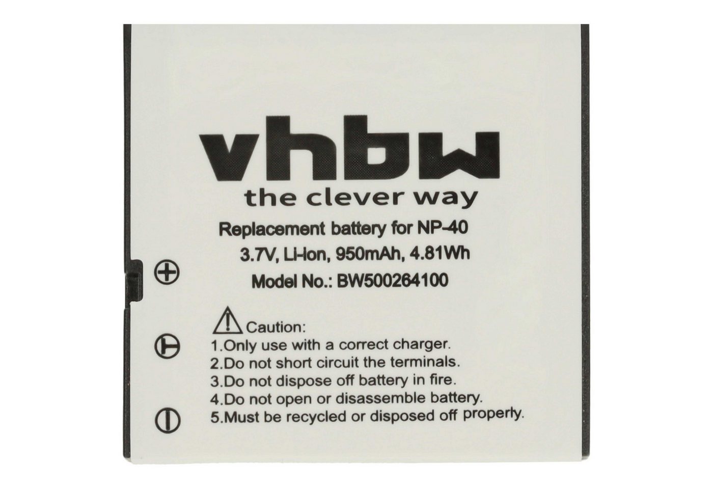 vhbw Akku passend für Kodak Pixpro AZ521, AZ525 Astro Zoom, AZ525, AZ522, Kamera-Akku Akku Li-Ion 950 mAh (3,6 V, 2 St), Leistungsfähige Austausch-Akkus für Digitalkamera, Spiegelreflexkamera