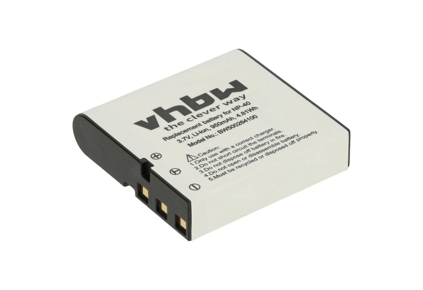 vhbw Akku passend für Kodak Pixpro AZ521, AZ525 Astro Zoom, AZ525, AZ522, Kamera-Akku Akku Li-Ion 950 mAh (3,6 V, 2 St), Leistungsfähige Austausch-Akkus für Digitalkamera, Spiegelreflexkamera Bild 2