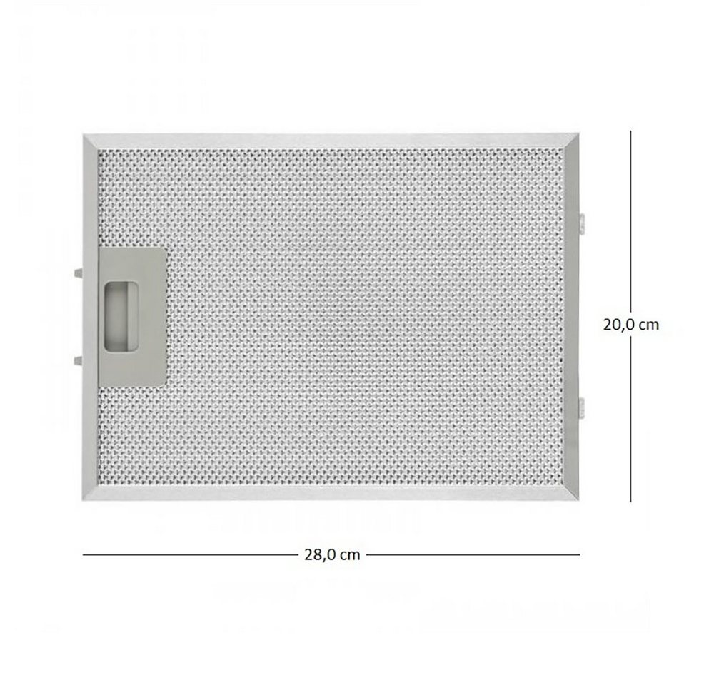 NEG Aktivkohlefilter Fettfilter-Set 2x FF30-659 (20,0 x 28,0cm) KF596EK, Zubehör für KF596, KF599 Bild 2